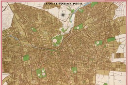 Plano de Santiago guía de calles [material cartográfico]: INUPAL Cartografía-Turismo.