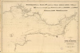 Le Canal de Bristol  [material cartográfico] d'après les trabaux des Geuts. Denham et G. Robinson, de la Marine Royale d'Angleterre par Robiquet Hydrographe.