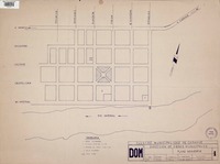 Plano Nehuentue  [material cartográfico] Ilustre Municipalidad de Carahue, Dirección de Obras Municipales.