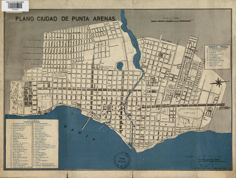 Plano ciudad de Punta Arenas  [material cartográfico]