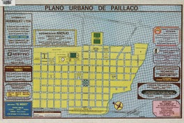 Plano urbano de Paillaco  [material cartográfico]