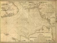 A new and improved chart of the North Sea or the German Ocean constructed Mercator's projection [material cartográfico] : by William Heather; engraved by J. Stephenson.