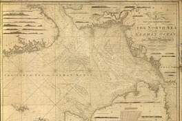 A new and improved chart of the North Sea or the German Ocean constructed Mercator's projection [material cartográfico] : by William Heather; engraved by J. Stephenson.