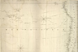 [Mar Pacífico, América Meridional - Chile y Perú]  [material cartográfico] construido por Dn. José de Espinosa.