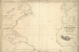 Carte Générale de L'Océan Atlantique Septentrional  [material cartográfico] dressee d'après les Documents les plus récents par Robiquet Hydrographe.