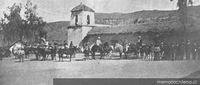 Plaza de Putre, hacia 1900.