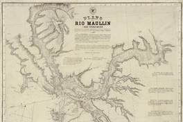 Plano del Río Maullín i sus tributarios.