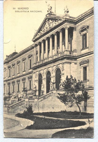 Madrid Biblioteca Nacional.