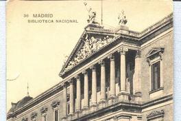 Madrid Biblioteca Nacional.