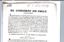 El Gobierno de Chile a sus pueblos