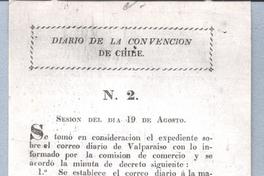 Diario de la Convención de Chile N. 2.