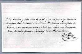[Carta manuscrita de F. A. Pinto]