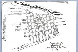 Fundación de Santiago por Pedro de Valdivia en 1541