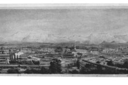 [Vista panorámica de Santiago. Desde Casa de Moneda al peñón de Sta. Lucía]