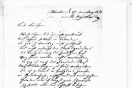 [Carta, Convento de los Agustinos : página n.13, fechada en Munich 27 Agosto 1850]