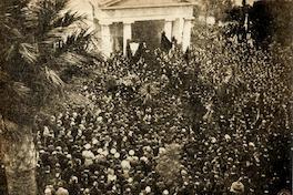 [Discurso en el masivo funeral de Diego Barros Arana en el Cementerio General] (1011/1907)