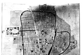 Plano topográfico de la Ciudad de Santiago de Chile con las reformas ... la Ilustre Municipalidad, 1872