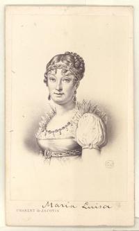 [María Luisa de Habsburgo-Lorena o María Luisa de Austria, consorte de Napoleón I. Retrato de medio cuerpo]