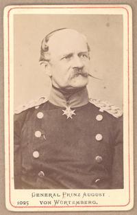 [General Prinz Friedrich August Eberhard Von Wurttemberg, retrato de medio cuerpo con uniforme]