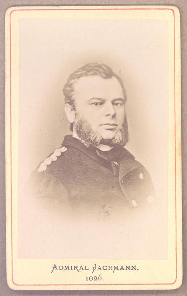 [Admiral Eduard Von Jachmann, retrato de medio cuerpo con uniforme]