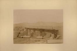 Construcción del viaducto de Malleco
