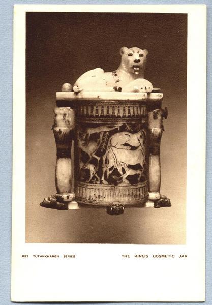 The King's cosmetic jar 052 Tutankhamen series.