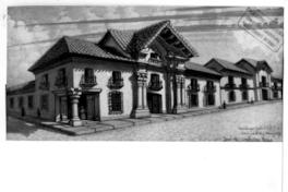 [Casa esquina de las calles Merced con Mosqueto, Santiago 1890]