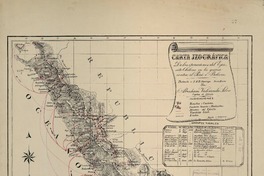 Carta geográfica : de las operaciones del ejercito Chileno en la guerra contra el Perú y Bolivia [Material cartográfico]