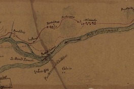 [Plano del camino entre Rancagua y Peumo]  [Material cartográfico]