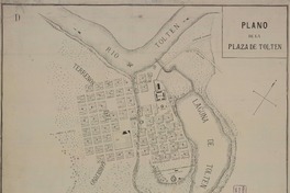 Plano de la plaza de Tolten  [Material cartográfico]