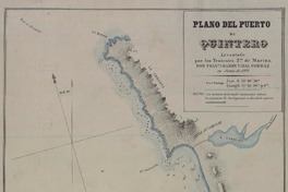 Plano del Puerto de Quintero  [Material cartográfico] levantado por los tenientes de la 2da de marina y Don Francisco Ramón Vidal Gormaz