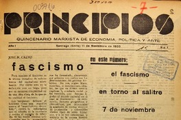 Principios (Santiago, Chile : 1933)