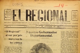 El regional (Llolleo, Chile: diario)