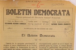 Boletín demócrata