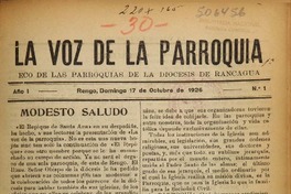 La Voz de la Parroquia (Rengo, Chile : 1926)
