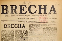 Brecha (Concepción, Chile : 1939)