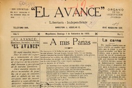 El Avance (Magallanes, Chile : 1932)