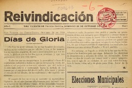Reivindicación (San Vicente de Tagua- Tagua, Chile : 1934)