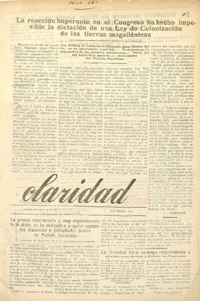 Claridad (Puerto Natales, Chile : 1937)