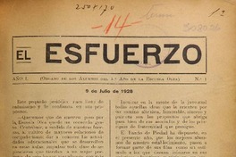 El Esfuerzo (Santiago, Chile : 1928)