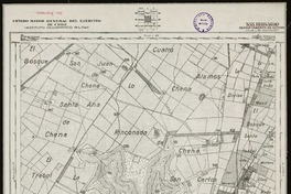 San Bernardo Departamento de Victoria [material cartográfico] : Estado Mayor General del Ejército de Chile. Instituto Geográfico Militar.