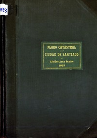 Plano catastral de la ciudad de Santiago 1915