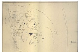Poblado fortificado de Chiu-Chiu  [material cartográfico] Carlos Thomas, Ilustre Municipalidad de Calama, Departamento de Obras Municipales.
