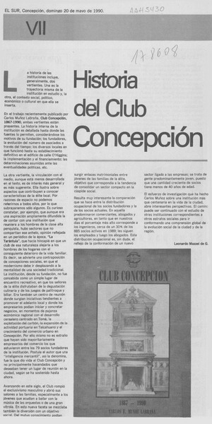 Historia del club Concepción
