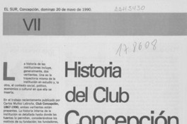 Historia del club Concepción