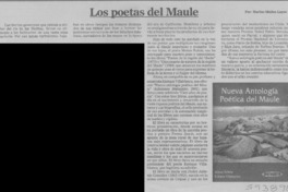 Los poetas del Maule  [artículo] Marino Muñoz Lagos
