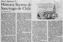 Historia secreta de Sanctiago de Chile