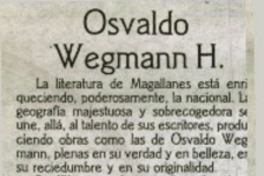 Osvaldo Wegmann H.