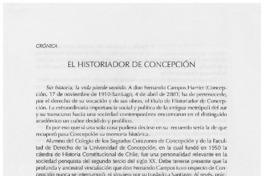 El historiador de Concepción