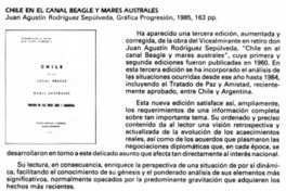 Chile en el canal Beagle y mares australes